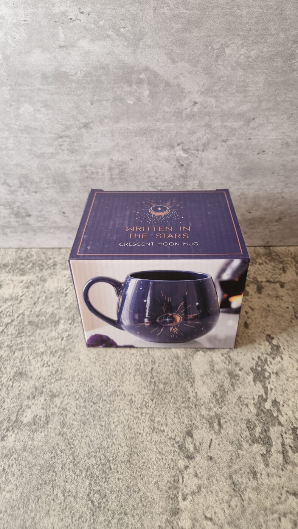 Wood Sage & Sea Salt Blue Crescent Moon Mug Candle - 300ml - Image 3